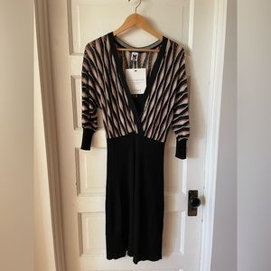 M Missoni printed midi length dress